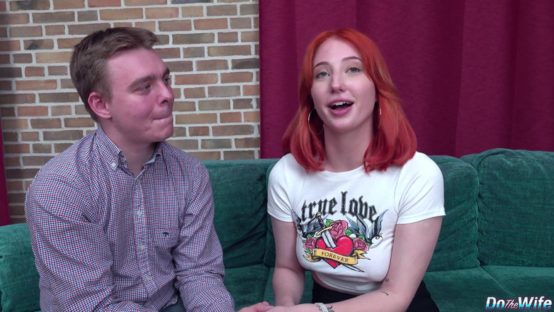 Porn Gutter: Redheaded Wife Emma Korti Gets Anally Creampied as Husband Watches