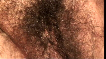 Give me BBW: Curvy MILF with a hairy cave opens her legs wide...