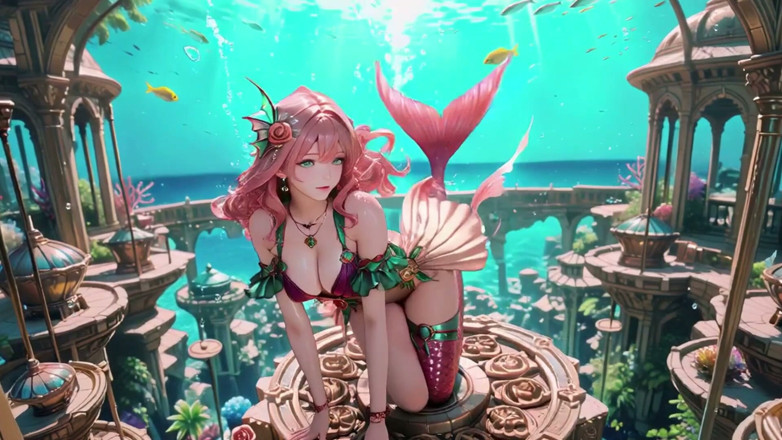 Seraphina Vale: Fantasia nel mare profondo! le lounge sirena della Sirena dai...