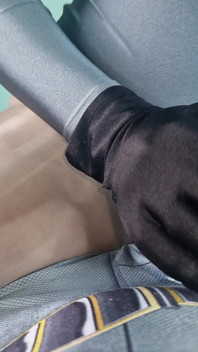 POV Elena Clark Zentai Catwomen masturbace