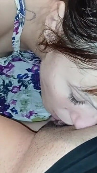 While My Girlfriend Was Being Fucked by Our Neighbor, I Cum in Her Mouth Twice