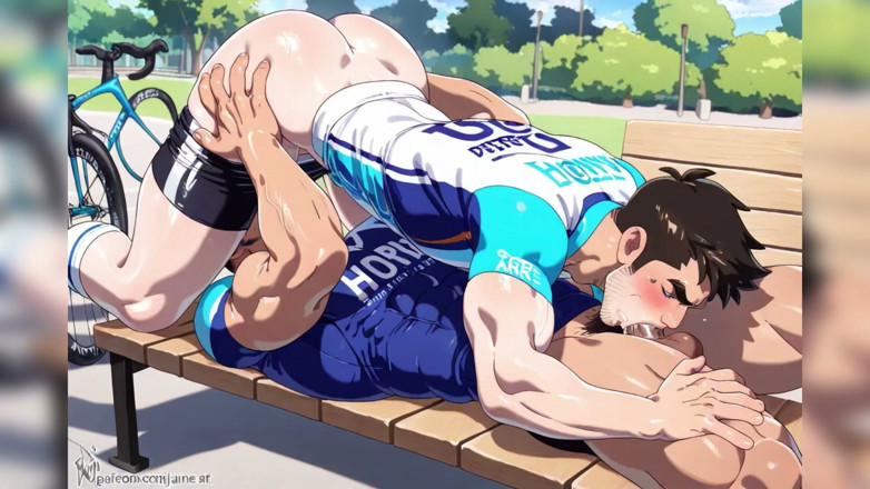 AI gay porn: Eşcinsel oral seks büyük yarak boşalması