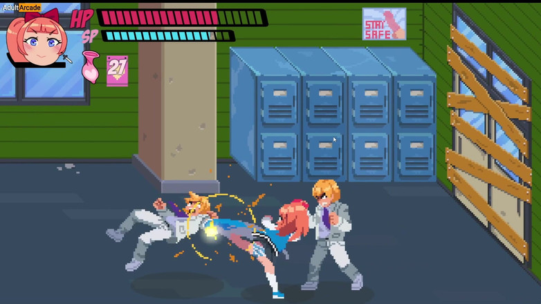 LewdArcade: Awek remaja menendang pantat buli buli - awek bandar lewd hentai...