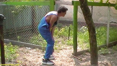 Goldwin pass: Büyük memeli kıllı nine açık havada genç oyuncağı tarafından sikiliyor