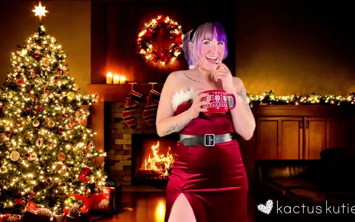 Kactus kutie: Mrs. Claus Pees in Santas Mug