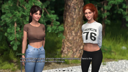 Dirty GamesXxX: Summer heat: sexy chicks, art campus ep.2