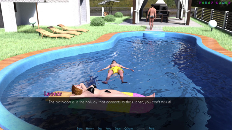Porny Games: Felice e contento da Escovic Games - festa in piscina con...