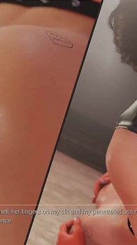 Lara y el Espejo de Shamhain Parodia de Hentai Ep.4 ¡Una súcubo se lleva las tetas para hacer un tetjob!