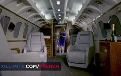 Sexe torride dans un avion privé