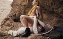 Cosplayground: Peituda ruiva Sophia Locke Craves uma gozada interna - Furiosa Porn...