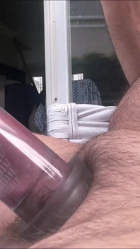Hunk Buddy-bear Naked Sunbathing in the Veranda 5