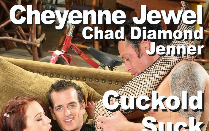 Edge Interactive Publishing: Cheyenne Jewel &amp; Jenner &amp; Chad Diamond рогоносець смокче, трахається з кремпаєм