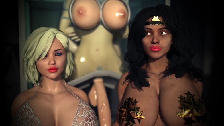Kimdam3d: Fggb 44 power girl, wonder woman và shishiro