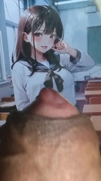 彼は私を撫でながら私を見つめました