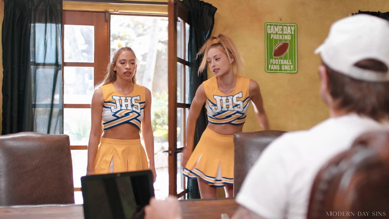 Modern-Day Sins: Modern-day Sins - Slutty Cheerleaders Khloe Kapri &amp; Kyler Quinn Butt Fucked...