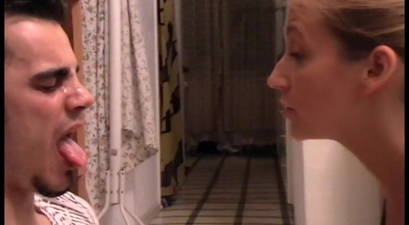 Femdom Austria: Melady makes a game with her slave