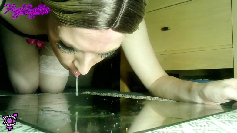 Jessica Bloom: 10 inch dildo pavitrata Sissygasm on feet 007