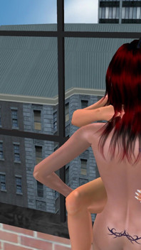 Busty 3D Shemale Double Penetrates Asian Slut Standing in Both Holes!