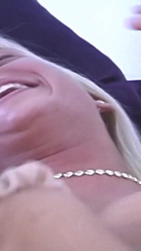 Hot Blonde Sticks a Finger in Her Wet Pussy