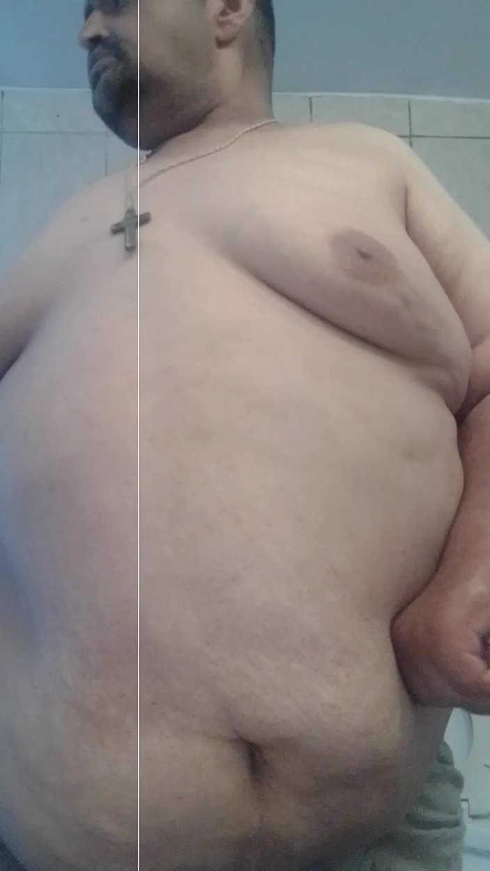 Chubbytits16: Hraní se sebou, protože nikdo nechce tohoto panenského baculatého chlapa