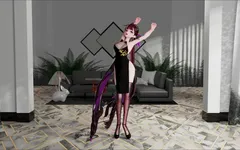 Li Sushang Honkai Impact Hentai Mmd 3D Dance Bass Knight - User2756983 - Purple Wicks Color Edit Smixix