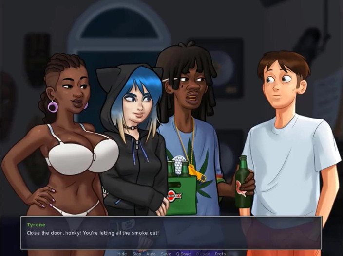 Cartoon Play: Summertime saga part 210 - booty shake black teacher