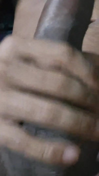 Rubbing My Black Dick for You