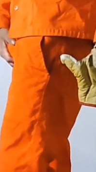 Road Worker Jerks off and Cums a Big Load After a Nap