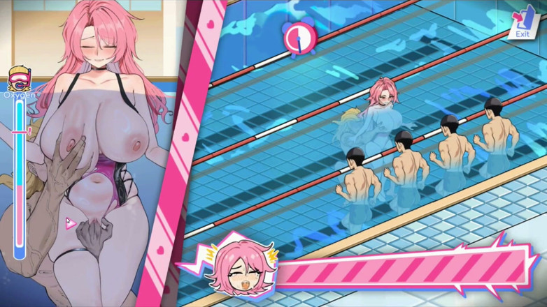 NSFWOtaku: Hentai Game - Minami Hentai Gallery Scene Pool Sex - Lifeguard Holic