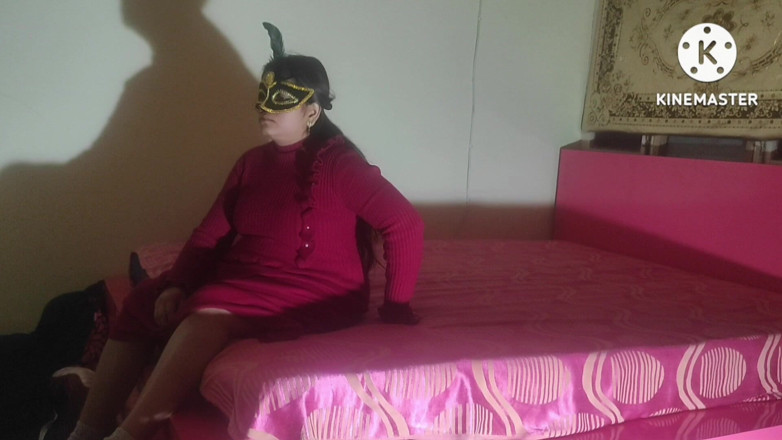 Ankita10000: Kırmızı elbiseli kız Facebook'ta yapılan Nijeryalı arkadaşlıktan büyük zenci erkek...