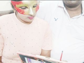 Telugu honey lips: Chica estudiante india follada por profesor de tution con conversaciones...