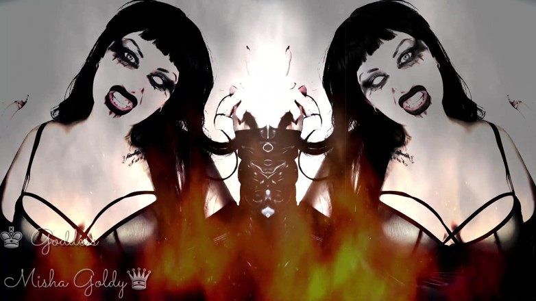 Goddess Misha Goldy: Succubus fick dig att göra det här! JOI CEI (Specialeffekter har...