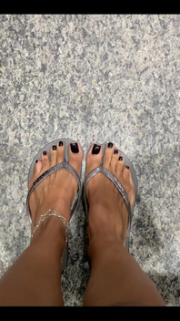 New Black Pedicure