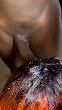Gangbang with Wet Pussy Ebony in Her New House