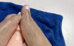 脚爱好者的热辣包脚照片脚手淫奶油脚，只为足交爱好者