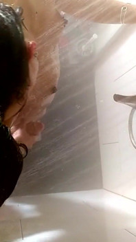 Couple recorded in the shower
