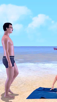 Adventures of Willy D: mädchen mit riesigen möpsen, einem strand, halsfick und kehlenpie, ep 25