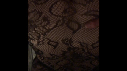 Fukin-Poodles: Pancutan mani pada bodystocking tanpa kerengking hitam - penuh
