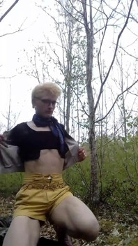 Sissy Whiteboi Jes veřejný park robertek