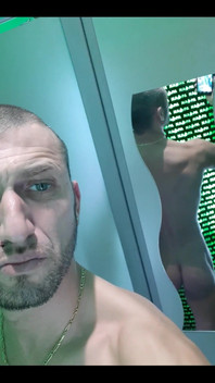 At Solarium Moment of Relaxation