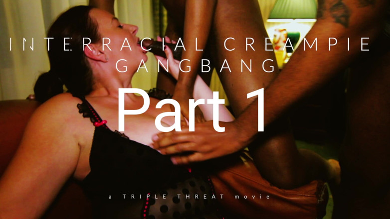 Adventures of Sara Jane: Busty MILF interracial creampie gangbang party – Part 1