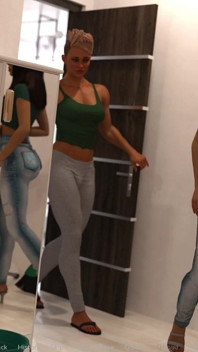 Ei 05 - Duas putas leva um enorme pau futanari - jogo pornô 3D