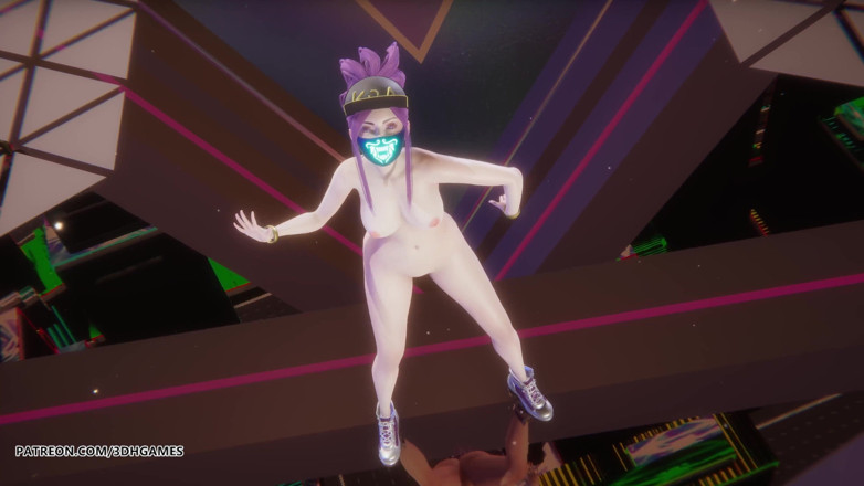 3D-Hentai Games: [mmd] Aespa - Aurora Akali sexy dança nua league of legends...