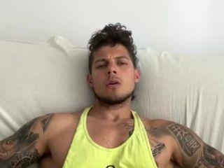 BoyGym: Hunk Cumshot Without Hands