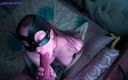 Violet Purple Fox: Dziewczyna w masce uwielbia ssie penisa