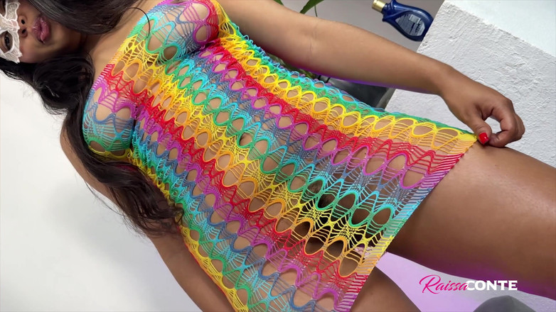 Raissa Conte: 与穿着高跟鞋和内衣的火辣大屁股进行肛交 - Raissa Conte