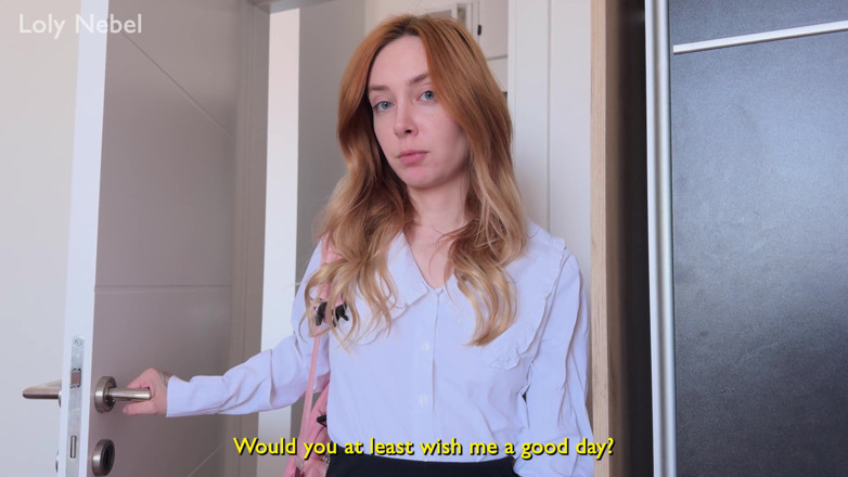 Loly Nebel Studio: POV Stepdad Creampied Stepdaughter Instead of College