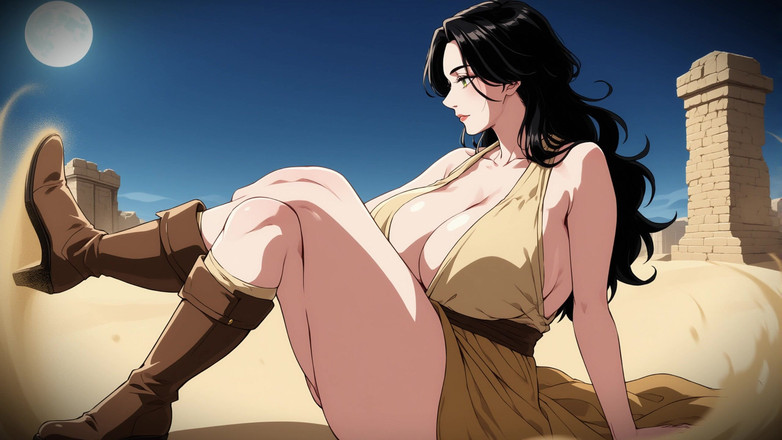 AI Porn: Desene animate cu femei din Deșertul Ai