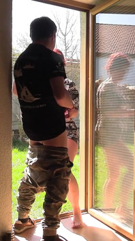 Brazenly Fucked at the Open Door