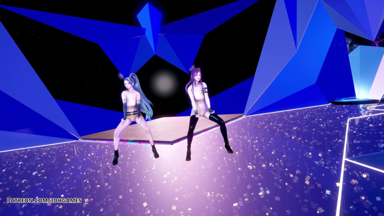 3D-Hentai Games: [MMD] (G)I-DLE - LATATA Kaisa naked dance league of legends KDA 4K 60FPS